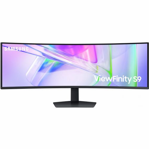 Monitor Samsung ViewFinity S9 (S49C950UAU), 124,5 cm (49"), 5120 x 1440 (5K), VA, 350 cd/m2, 120 Hz, 5 ms, HDR400, DP, HDMI, RJ45, LS, črn