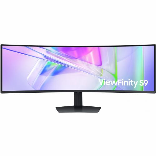Monitor Samsung ViewFinity S9 (S49C950UAU), 124,5 cm (49"), 5120 x 1440 (5K), VA, 350 cd/m2, 120 Hz, 5 ms, HDR400, DP, HDMI, RJ45, LS, črn