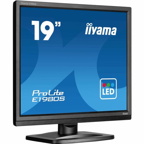 Monitor Iiyama ProLite E1980S, 48,3 cm (19"), 1280 x 1024, 5:4, TN, 250 cd/m2, 3ms, črna