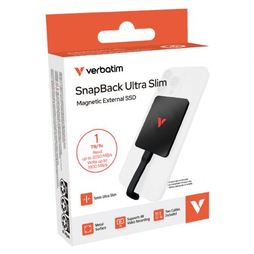 1TB VERBATIM SNAPBACK ULTRA SLIM