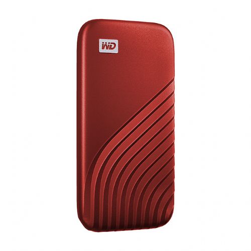 Zunanji SSD disk Western Digital MyPassport 1TB NVMe USB 3.2 Gen2 1050MB/s rdeč