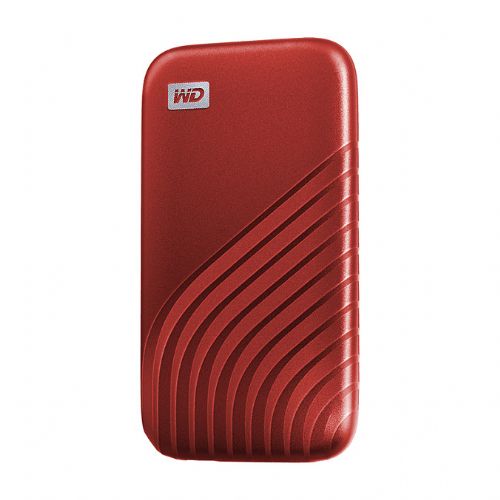 Zunanji SSD disk Western Digital MyPassport 1TB NVMe USB 3.2 Gen2 1050MB/s rdeč