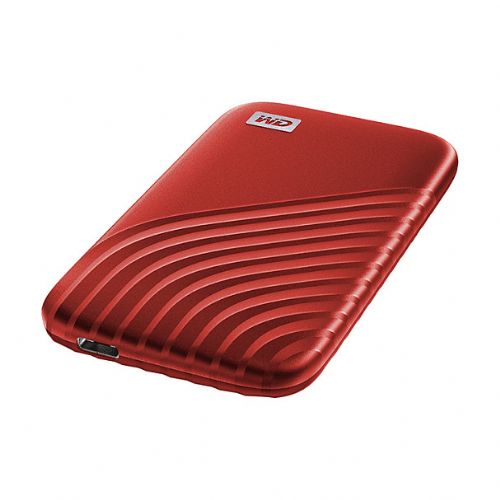 Zunanji SSD disk Western Digital MyPassport 1TB NVMe USB 3.2 Gen2 1050MB/s rdeč
