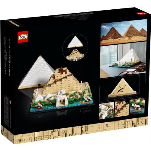Kocke Lego® Architecture: Velika piramida v Gizi (21058)
