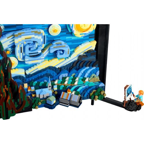 Kocke Lego® Ideas: Vincent van Gogh – Zvezdna noč (21333)