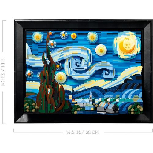 Kocke Lego® Ideas: Vincent van Gogh – Zvezdna noč (21333)