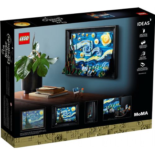 Kocke Lego® Ideas: Vincent van Gogh – Zvezdna noč (21333)
