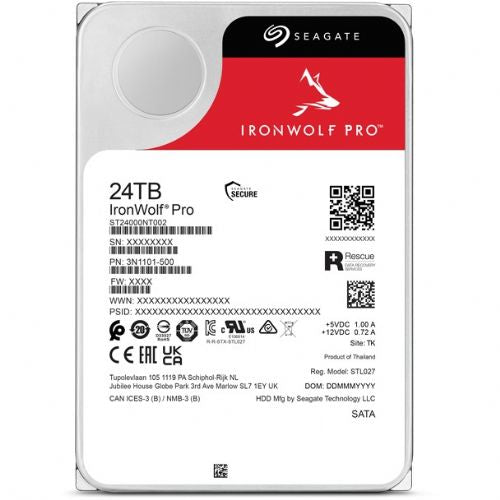 Vgradni SSD disk Seagate IronWolf Pro ST24000NT002 24TB 7200RPM *Bring-In-Warranty*