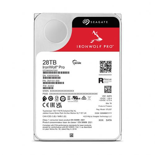 Vgradni HDD disk Seagate IronWolf Pro ST28000NT000 28TB, 7200rpm, 3,5", 512MB, NAS