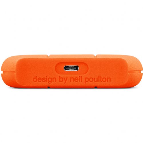 Zunanji HDD disk LaCie Rugged Mini 5TB, USB 3.2, 130 MB/s, odporen na udarce, oranžen