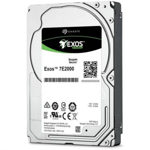 Vgradni HDD disk 2,5'' SEAGATE EXOS 7E2000 Enterprise Capacity 2.5 2TB HDD 512Emulation 7200rpm 128MB 6,4cm 2,5Zoll SAS 12Gb/s 24x7 Dauerbetrieb BLK