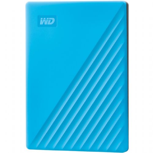 Prenosni HD-disk WD My Passport, 4 TB, 2,5", USB 3.0, USB 2.0 združljiv, moder