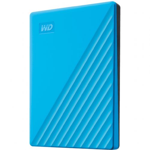 Prenosni HD-disk WD My Passport, 4 TB, 2,5", USB 3.0, USB 2.0 združljiv, moder