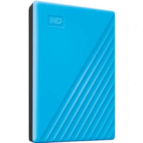 Prenosni HD-disk WD My Passport, 4 TB, 2,5", USB 3.0, USB 2.0 združljiv, moder