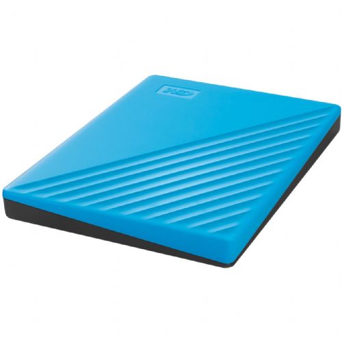 Prenosni HD-disk WD My Passport, 4 TB, 2,5", USB 3.0, USB 2.0 združljiv, moder