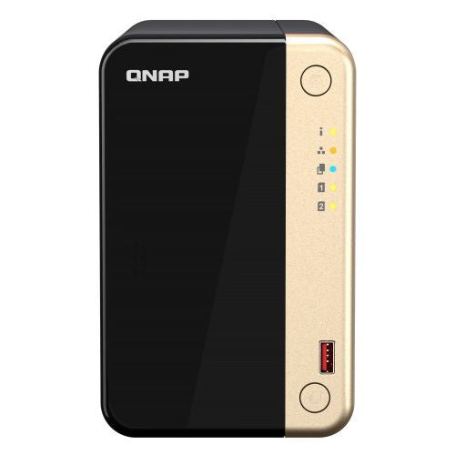 NAS sistem Qnap TS-264-8G Intel Celeron štirijedrni, 8 GB RAM, 2x 2,5GbE, M.2 PCIe, 4K HDMI