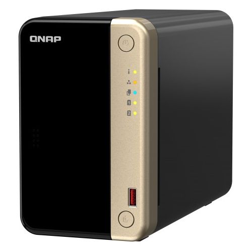 NAS sistem Qnap TS-264-8G Intel Celeron štirijedrni, 8 GB RAM, 2x 2,5GbE, M.2 PCIe, 4K HDMI
