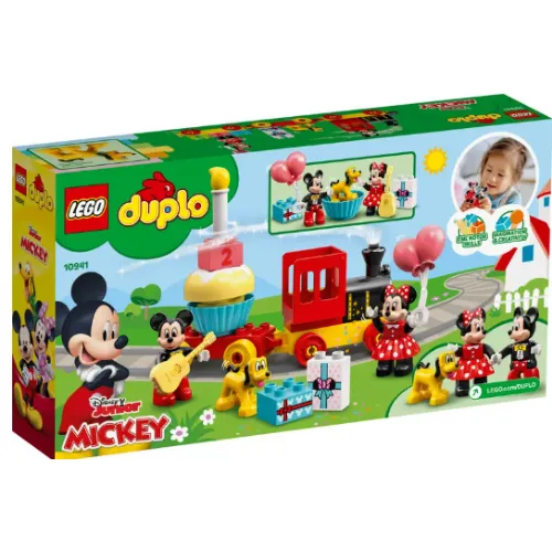 Kocke Lego Duplo®: Mikijev in Minijin rojstnodnevni vlak (10941)
