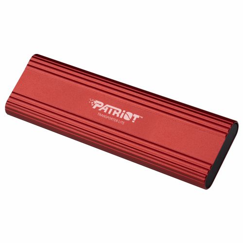 Zunanji SSD disk Patriot Lite 2TB, USB-C 3.2 Gen 2, 1000 MB/s, aluminijasto ohišje, rdeč