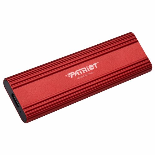 Zunanji SSD disk Patriot Lite 2TB, USB-C 3.2 Gen 2, 1000 MB/s, aluminijasto ohišje, rdeč