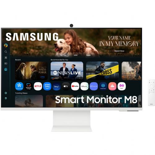 Monitor Samsung 32 M80F Smart M8, VA, 3840x2160, HDMI, USB-C, Wi-Fi, BT, kamera