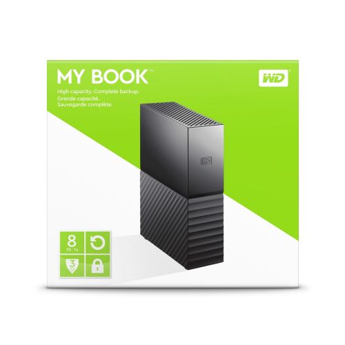 Zunanji trdi disk WD My Book, 3,5", 8 TB, USB 3.0, črn