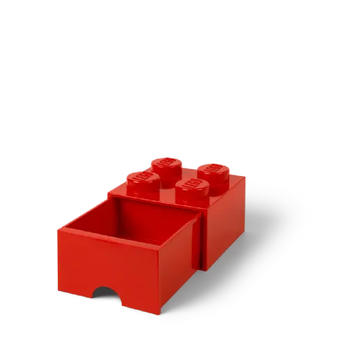 Lego®: Kutija za pohranu s 4 građevinske kocke - crvena (40051730)