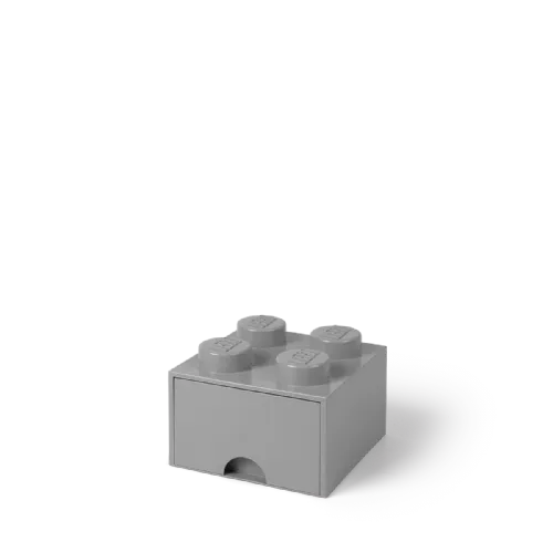 Lego®: Kutija za pohranu s 4 građevinske kocke - siva (40051740)