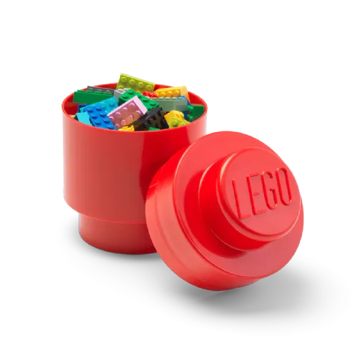 Lego®: Kutija za pohranu (okrugla) - crvena (40301730)