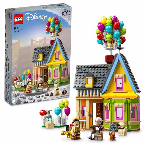 Kocke LEGO Disney 43217 Carlova hiša iz filma Up, 598 kosov, 3 figure, zbirateljski model