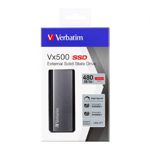 480GB Verbatim Vx500 2,5" (6,3 cm) USB 3.1 srebrn, maloprodajna cena