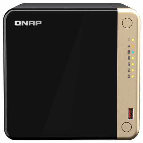 NAS sistem Qnap TS-464-8G Intel Celeron 4-jedrni, 8 GB DDR4, 4x SATA/M.2, 2x 2.5GbE, HDMI 4K