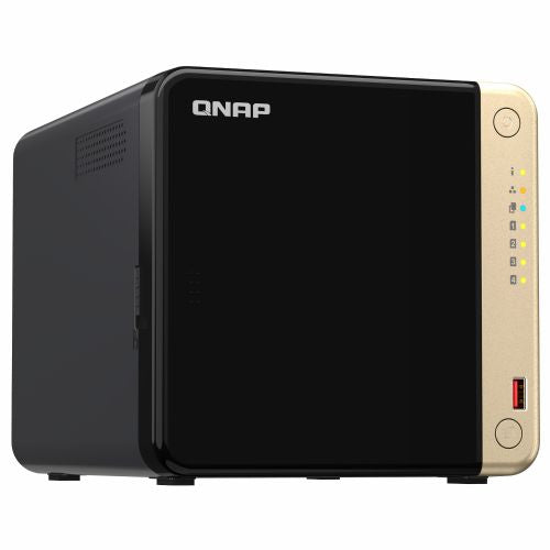 NAS sistem Qnap TS-464-8G Intel Celeron 4-jedrni, 8 GB DDR4, 4x SATA/M.2, 2x 2.5GbE, HDMI 4K