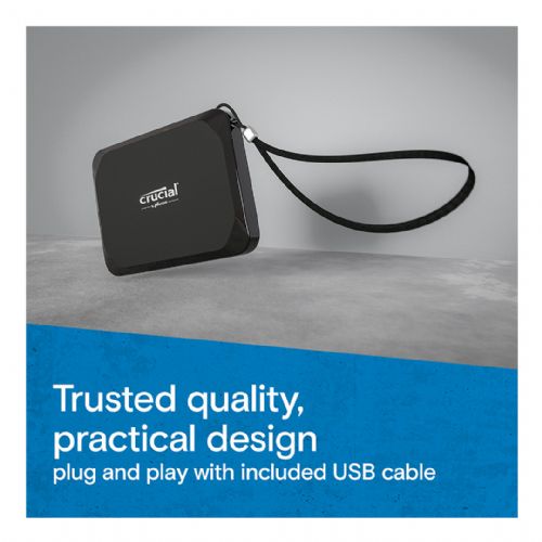 Zunanji SSD Crucial X9 USB 4TB 3.2 Gen 2