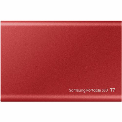 Zunanji SSD-disk Samsung Portable T7, 500 GB, USB 3.2 Gen2, rdeč