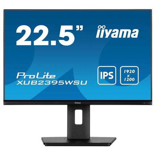 Monitor Iiyama ProLite XUB2395WSU-B5 57,15 cm (22.5"), 1920 x 1200 (WUXGA), IPS, 250dc/m2, 16:10, 4ms VGA HDMI DP USB Pivot LS Črna