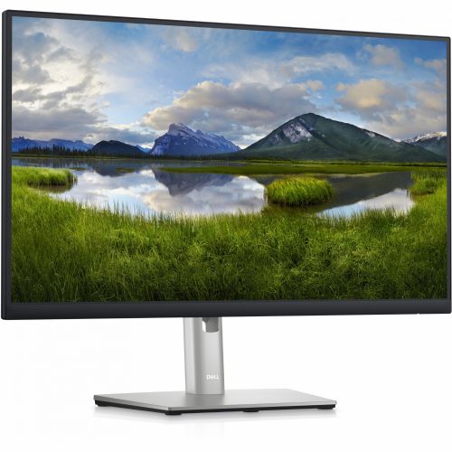 Dell P2423D monitor, 60,45 cm (23,8''), WQHD (2560 x 1440), 16:9, 8 ms, IPS, DisplayPort, HDMI, USB, pivot, crna i srebrna