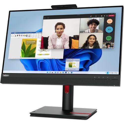 Monitor Lenovo ThinkCentre Tiny-in-One 24 Gen 5 60,45 cm (23,8"), 1920x1080 (FHD), IPS, 250cd/m2, 16:9, Touch 60Hz 4ms HDMI DP zvočnik črn 94132451