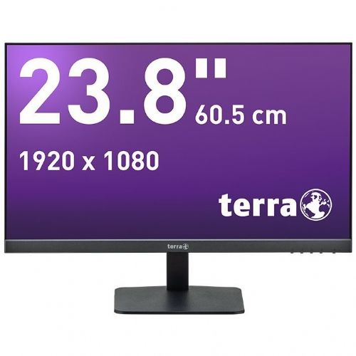 Monitor TERRA 2427W V2 60,5 cm (23,8"), 1920x1080 (FHD), 16:9 FHD VA 5 ms 100 Hz HDMI DP USB-C Potpuno crni