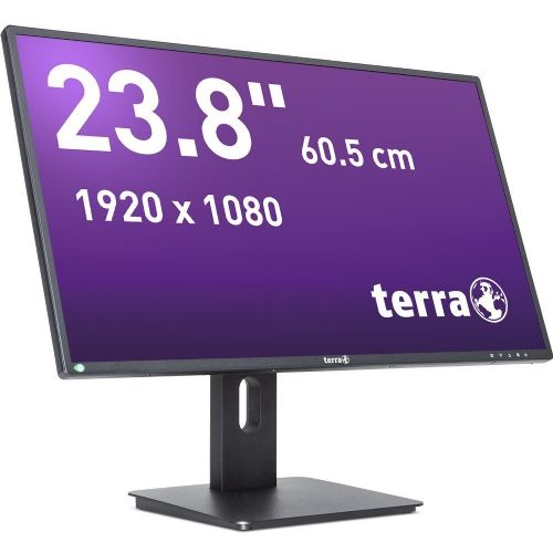 Monitor TERRA 2456W PV V3 60,5 cm (23,8"), 1920x1080 (FHD), 16:9 FHD IPS 5ms 75Hz HDMI DVI DP zvučnik crni