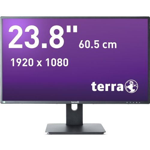 Monitor TERRA 2456W PV V3 60,5 cm (23,8"), 1920x1080 (FHD), 16:9 FHD IPS 5ms 75Hz HDMI DVI DP zvučnik crni