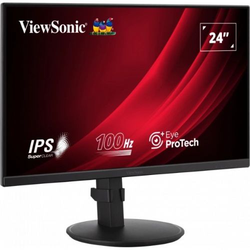 Monitor ViewSonic VG2408A 61 cm (24"), 1920x1080 (FHD), 16:9 FHD IPS 5ms 100Hz HDMI VGA DP zvočnik Pivot Black