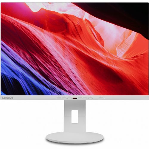 Monitor Lenovo C24d-20 61 cm (24"), 1920x1200 (WUXGA), IPS, 300 cd/m2, 16:10 WUXGA IPS 5ms 60Hz HDMI DVI VGA zvočnik bel