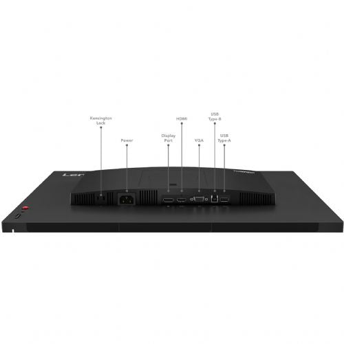 Monitor Lenovo ThinkVision T24d-30 61 cm (24"), 1920x1200 (WUXGA), 16:10 FHD IPS 4ms 100Hz HDMI VGA DP zvočnik Pivot Black