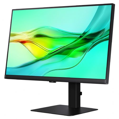 Monitor Samsung B2B ViewFinity S6 S60UD 60,96 cm (24,0"), 2560 x 1440 (QHD), IPS, 350cd/m2, 16:9, DP, HDMI, USB-C 90W, črna (S24D600UAUXEN)