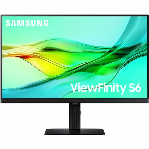 Monitor Samsung B2B ViewFinity S6 S60UD 60,96 cm (24,0"), 2560 x 1440 (QHD), IPS, 350cd/m2, 16:9, DP, HDMI, USB-C 90W, črna (S24D600UAUXEN)
