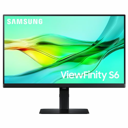 Monitor Samsung B2B ViewFinity S6 S60UD 60,96 cm (24,0"), 2560 x 1440 (QHD), IPS, 350cd/m2, 16:9, DP, HDMI, USB-C 90W, črna (S24D600UAUXEN)