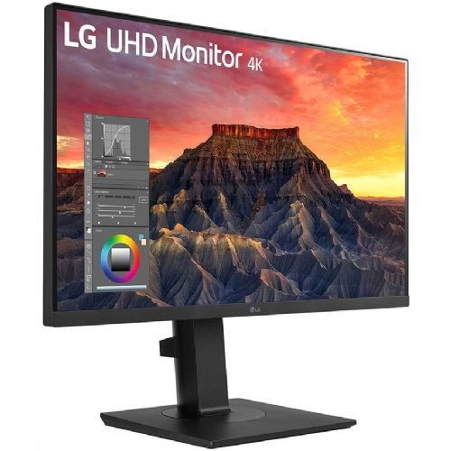 Monitor LG 27BQ65UB-B 68,58 cm (27''), 3840x2160 (4K UHD), 300cd/m2, 5ms, 16:9, IPS, HDMI, DisplayPort, USB-C 90W, Pivot, črna