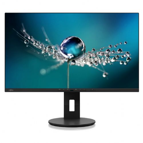 Monitor Fujitsu B2711 TS, 68,6 cm (27"), 2560 x 1440 (QHD), 16 : 9, IPS, 350 cd/m2, 5 ms, HDMI, DVI, DP, zvočnik, črn