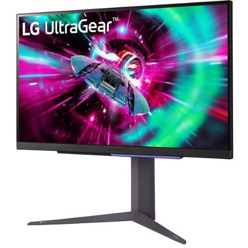 Monitor LG UltraGear 27GR93U-B 68,58 cm (27"), 3840x2160 (4K UHD), IPS, 400 cd/m2, 16:9 1ms 144Hz 2xHDMI DP USB Pivot Gaming Črna